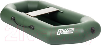 Надувная лодка Тонар Бриз 190 с гребками / 4897001 (зеленый)