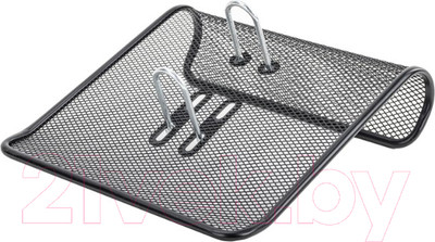 Подставка настольная Brauberg Germanium для календаря / 231972 (черный)