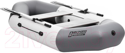 Надувная лодка Тонар Бриз 240 / 4897004 (белый/серый)