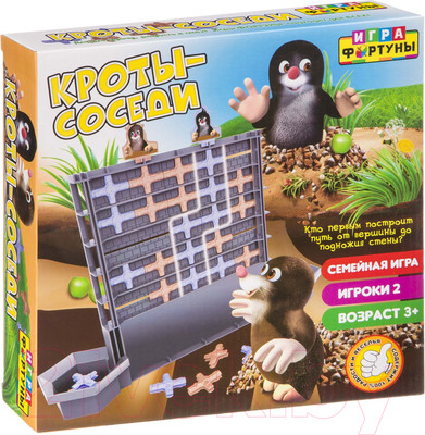 Настольная игра Фортуна Кроты-соседи / Ф98387