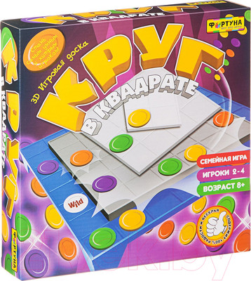 Настольная игра Фортуна Круг в квадрате / Ф77177