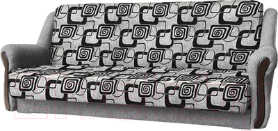 Диван Асмана Анна-1 (рогожка серый/кубики)