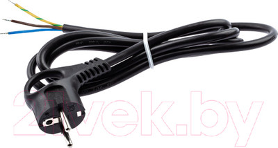 Шнур сетевой ЭРА U-3x1.5-2m-B / Б0048707 (2м, черный)