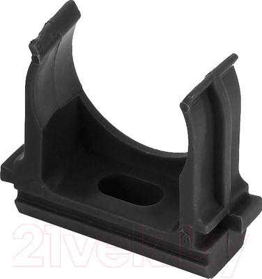 Крепеж-клипса для трубы ЭРА d 32мм / Б0044178 (черный)