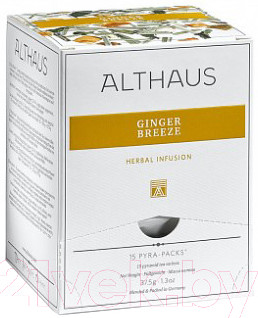 Чайный напиток Althaus Pyra Pack Ginger Breeze (15x2,5г)