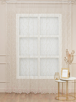 Гардина Amore Mio RR 12M188-454 300x270 / 13919 (бежевый)