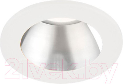 Точечный светильник Elektrostandard 7W 4200K WH/SL 25023/LED (белый/серебро)