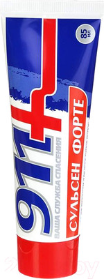 Паста против перхоти для волос 911 Сульсен Форте (85мл)