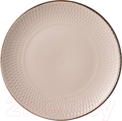 Тарелка закусочная (десертная) Lefard Графика / 191-170 (бежевый песок)