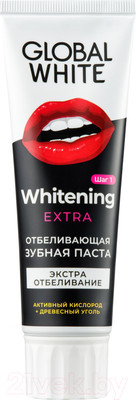 Зубная паста Global White Экстра отбеливающая Активный кислород (100мл)