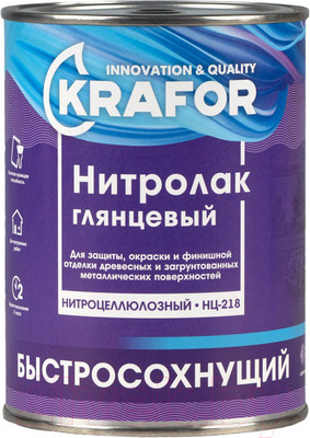 Лак Krafor НЦ-218 Мебельный (700г)