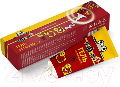 Гель от насекомых Nadzor От тараканов В тубе (75г)