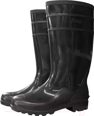Сапоги резиновые Step С-40 ПВХ (р.46, черный)
