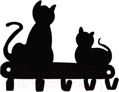 Ключница настенная Станкоинструмент №14 Котята