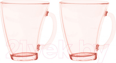 Набор кружек Luminarc Шейп O0139 (2шт, розовый)