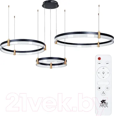 Потолочный светильник Arte Lamp Mercury A2185SP-3BK