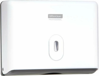 Диспенсер OfficeClean Professional Z-сл для полотенец механический (ABS-пластик, белый)
