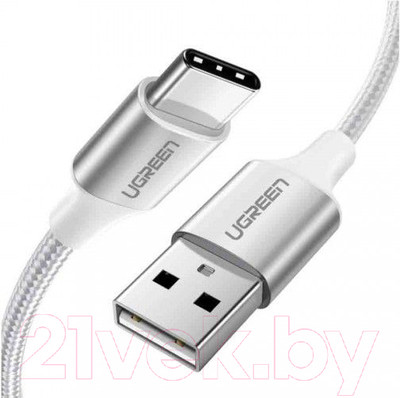 Кабель Ugreen US288 / 60130 (0.5м, белый)