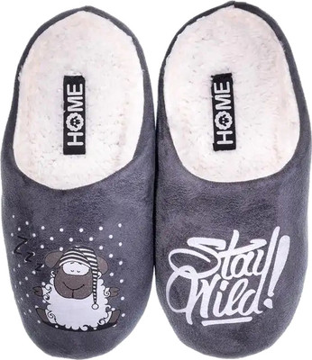 Тапочки домашние HOME Line 05Т-513 (р.35-36, овечка, серый)