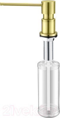 Дозатор встраиваемый в мойку Paulmark Kraft D003-BR (бронза)