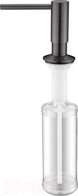 Дозатор встраиваемый в мойку Paulmark Decus D004-GM (вороненая сталь)