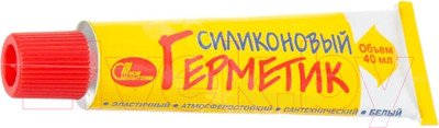Герметик силиконовый Новбытхим 4601147773152 (40мл, белый)
