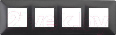 Рамка для выключателей и розеток ЭРА Elegance 14-5004-05 / Б0034403 (антрацит)