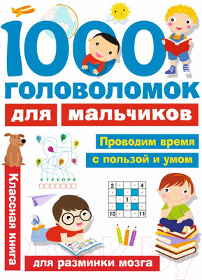 Развивающая книга АСТ 1000 головоломок для мальчиков (Дмитриева В.Г.)