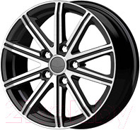 Литой диск Alcasta M64 16x6.5" 5x108мм DIA 63.3мм ET 45мм Black