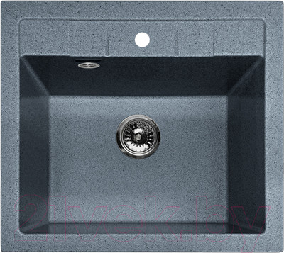 Мойка кухонная GranFest Quadro GF-Q561 (графит)