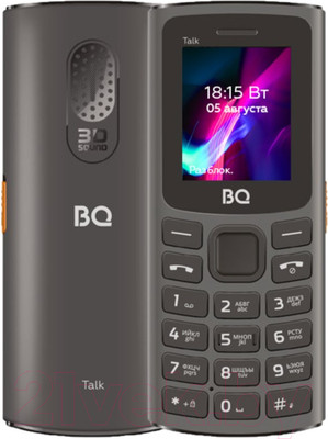 Мобильный телефон BQ 1862 Talk (серый)