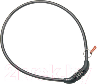 Велозамок Tonyon Кодовый 8x650 / 445C-0865F (черный)
