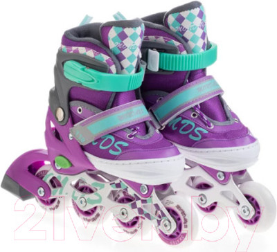Роликовые коньки FAVORIT 1188-S-PR (фиолетовый)