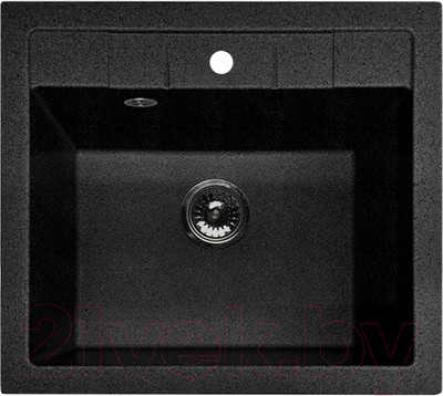 Мойка кухонная GranFest Quadro GF-Q561 (черный)