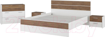 Комплект мебели для спальни Евва Венеция 4 (бодега белый/ясень орландо)