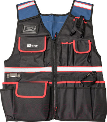 Жилет рабочий EKF Master С-22 Универсальный регулируемый
