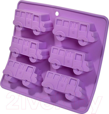 Форма для выпечки Fissman Автобус 6652 (лиловый)