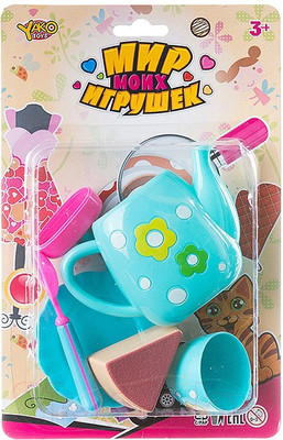 Набор игрушечной посуды Yako Мир micro игрушек Чашечка чая / Д88711