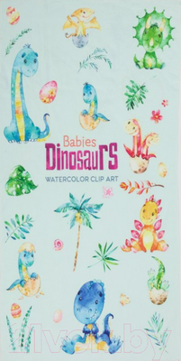 Полотенце Этель Динозаврики / 7696189