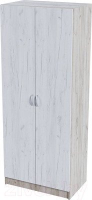 Шкаф Стендмебель Басса ШК-554 (дуб крафт белый/дуб крафт серый)