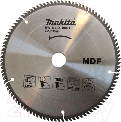 Пильный диск Makita D-19071