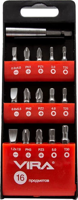 Набор бит Vira 554101 (16шт)