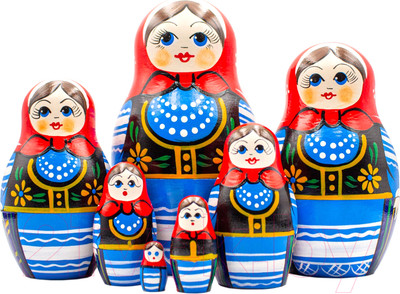Матрешка сувенирная Брестская Фабрика Сувениров В польском национальном традиционном народном костюме 7058