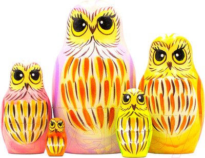 Матрешка сувенирная Брестская Фабрика Сувениров В виде сов 5183