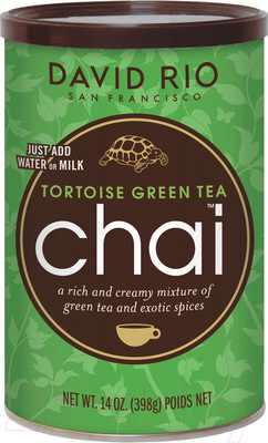 Чай растворимый David Rio Tortoise Green Tea Chai (398г)
