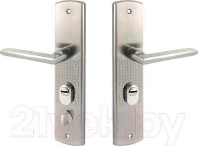 Ручка дверная Нора-М 200(108)-68 (правая, матовый никель)