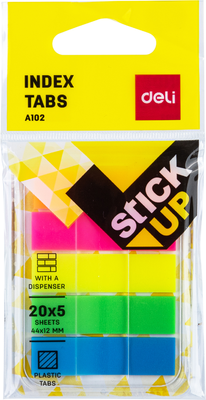 Стикеры канцелярские Deli А10202 (20л)