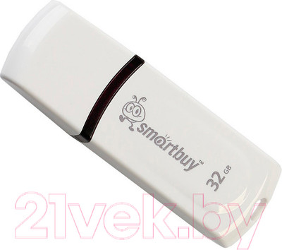 USB flash накопитель SmartBuy Paean 16GB White (SB16GBPNi-W)