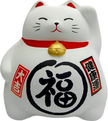 Копилка Hatamoto Манэки кот / MN-02 (белый)