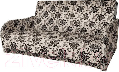 Диван Асмана Дачник-1 (рогожка вензель коричневый)